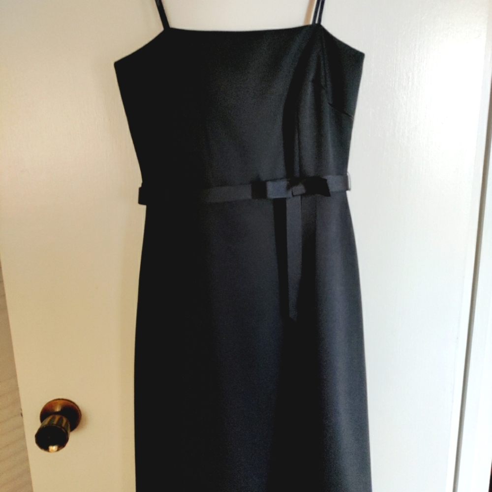Black Laundry satin dress, size 2.